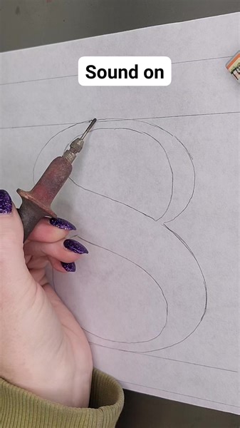 My ASMR 💗 #electropounce @electricity #asmr #relaxing #oldschool #signpainting | HotRod Jen's art page