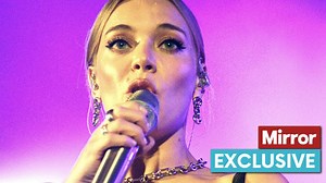 Becky Hill performs at her album launch party in London