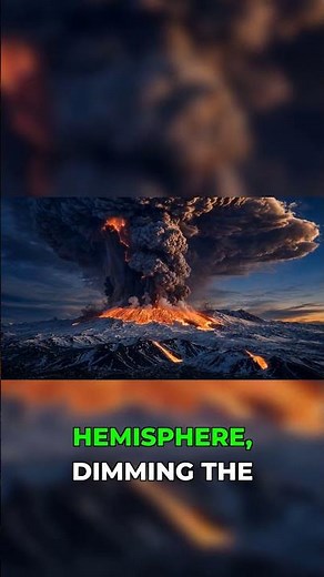 Volcano turned off the sun for years #ancientworld #history