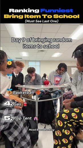 Ranking Funniest Bring Item To School 💀