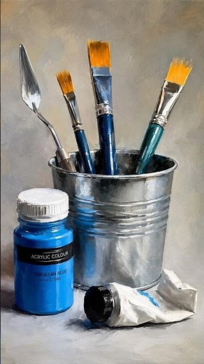 🎨 Anyone Can Paint This! #huyhoihoaart #painting #art #beginnerpainting