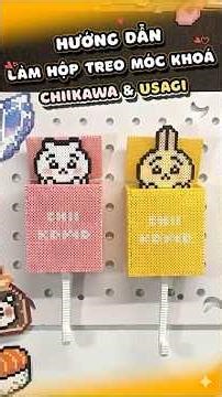 Làm móc treo khoá Usagi | Hạt Ủi Nhựa