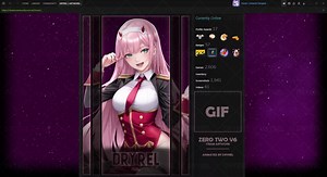 Zero Two V6 | Animated Steam Artwork, DryreL