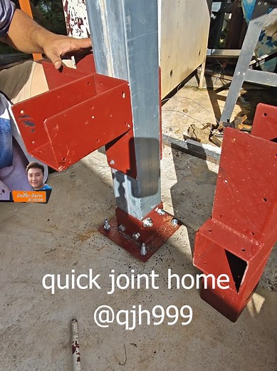 สร้างบ้านไม่ต้องเชื่อม ตั้งเสา วางคาน ขึ้นหลังคา ยกพื้น ใช้ quick joint home #quickjointhome #ช่างโจ๊กลำปาง #อินฟลูสายช่าง