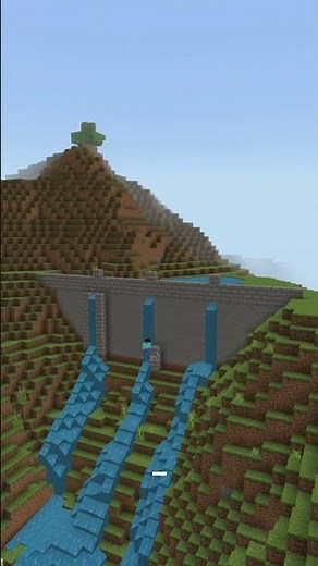 How to make a dam in minecraft