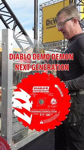 2.7K views | Diablo Tools Wood Framing and Demolition Circular Saw...