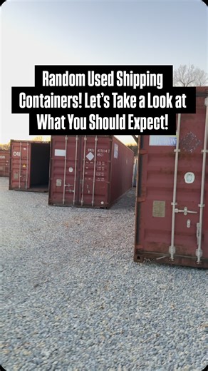 1.7K views · 40 reactions | Random Used Shipping Containers! Let’s Take a Look at What You Should Expect! | Simple Shipping Containers | Facebook
