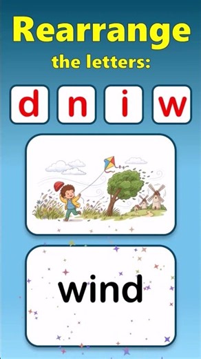 Word Scramble for Kids | Can You Unscramble All 10 Words?
