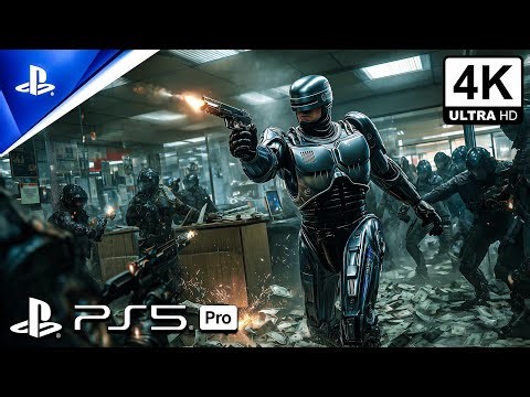 Robocop Rogue City - CYBORG COP: Detroit’s LAST HOPE (PS5 PRO) Ray-Tracing Ultra Realistic Graphics