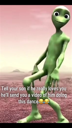 Dance Challenge for Your Son: Funny Alien Dance 😂😂