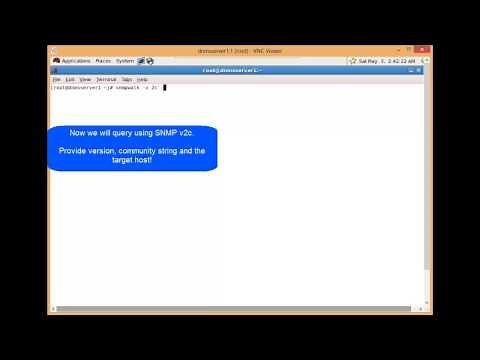 How to do snmpwalk on linux?