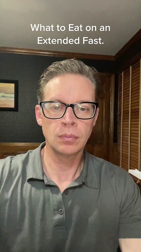 What to eat on an extended fast. #fasting#whattoeat#extendedfast#christikthetok