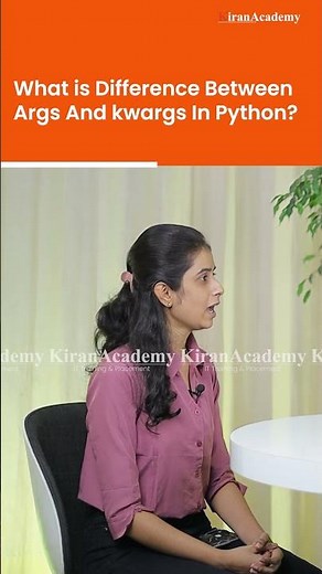 What Is Difference Between Args And Kwargs In Python? | #thekiranacademy
