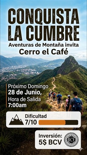 Cerro El Café: Excursión Domingo 28 de junio - Aventuras de Montaña