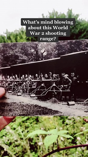 RAF uxbridge shooting range. #thenandnow #ww2 #shootingrange #uxbridge #ww1 #militarylife #militaryhistory