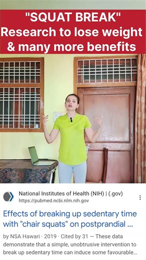 Have you tried this "SQUAT BREAK" #health #fitness #fatloss #weightloss #sugar #ytshorts #viral #fit
