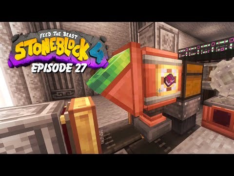 Printing Enchanted Books with Create - FTB StoneBlock 4 #27