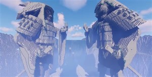 MASSIVE Valley of the End From Naruto Build Minecraft Map