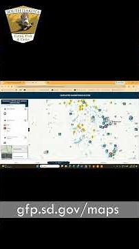 Fish Fryday - Lake Access Maps #fishing #fishsd