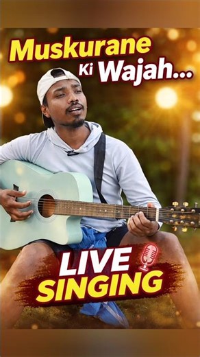 Muskurane Ki Wajah Tum Ho ❤️ | Soulful Live Street Singing | Guitar Cover | Juppi The Street Singer