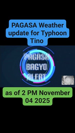 PAGASA Weather forecast update for Typhoon #TinoPH #typhoon #Tino #Alert #besafe 🎥 DOST-PAGASA | Mindoro weather update
