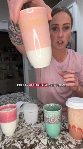 Your coffee deserves more than plastic and stainless steel. Nova Ceramics travel mugs are individually hand-glazed—making every cup truly one of a kind. 🌿 12oz & 16oz sizes ✅ BPA-free lid & heat band 💧 Dishwasher & microwave safe ✨ 40% Off – For a Limited Time Only! | Nova Ceramics