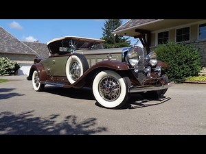 1930 Cadillac Roadster 452 CI V16 in Two Tone & Ride on My Car Story with Lou Costabile