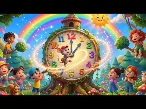 Hickory Dickory Dock 🐭 | Mouse & Clock Song | Kids Nursery Rhymes | Laila Fun Nursery Rhymes