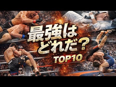 最強はどれだ？格闘技リアル最強ランキングTOP10