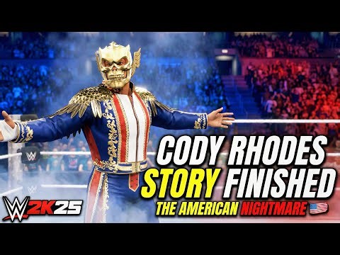 WWE 2K25: Cody Rhodes "STORY FINISHED" Entrance is INSANE! 😱 (Gold Mask Edition)