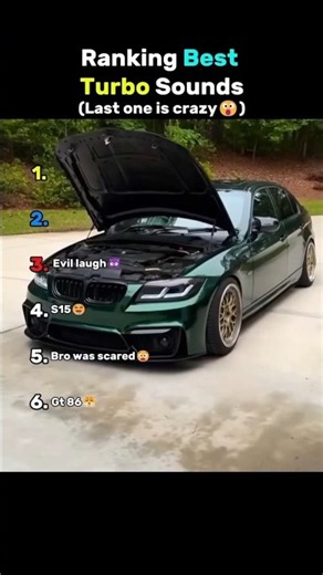 Ranking the BEST Turbo Sounds of All Time! 🏎️💨 egg#turbosound #carhub #jdm #turbo #supra #r34 #blog