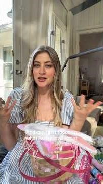 Making candy-free Easter baskets for the girls + a fun tradition #easterbaskets