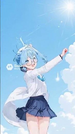 【6日目】日曜日だよ！元気にいこー #ロザミィ #aiアニメ #anime #kawaii