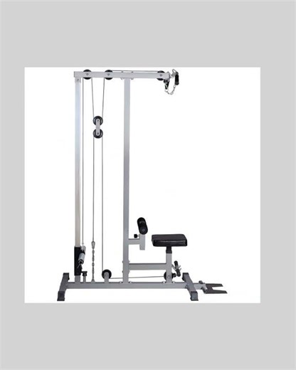 LAT Pull Down Machine Low Row Cable Fitness Exercise Body Workout Strength Training Bar Machine