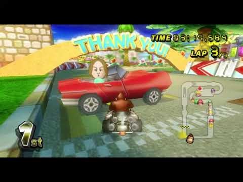 Mario Kart Wii - Playthrough Part 2 - 50cc Flower Cup (Donkey Kong)
