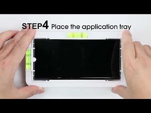 amFilm Samsung Galaxy S23 Ultra UV Glass Screen Protector Installation video