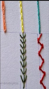 #shorts #diy #embroidery Quick Fern Stitch Tutorial