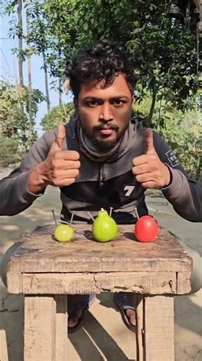 Will these fruits explode? 🍏 #shorts #shortvideo #experiment