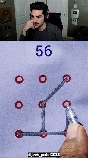 How to Draw Phone Pattern Lock! 🤯 ‪@Jeetpatel2023‬