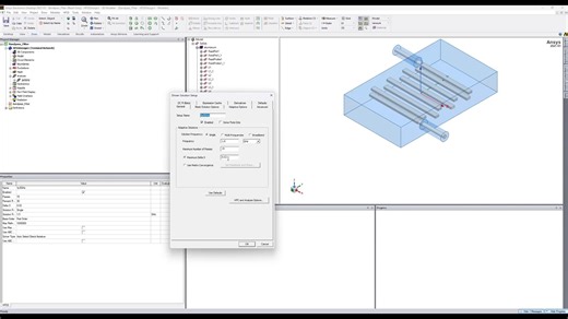 ANSYS HFSS Transient Solver for Extracting S-Parameters & Time Domain Analysis