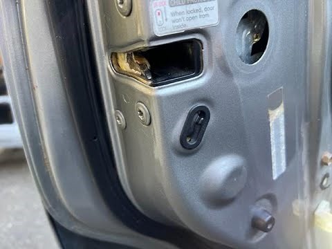 Replacing the Rear Door Latch Mechanism on a 2004 Toyota Sequoia