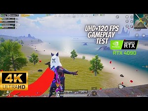 PUBG Mobile | 4K UHD + 120 FPS Gameplay Test on RTX 4090 | Ultra Graphics Performance!"
