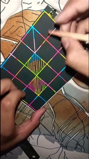 how to make a scratch book design#trending #art #painting #youtubeshorts #viralshorts