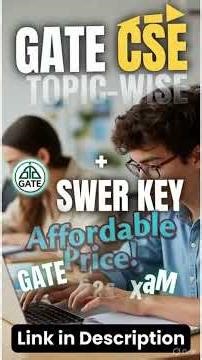GATE 2026 CSE Topic Wise PYQ PDF + Answers! 🔥 Download Now #cse #gate #gateexam