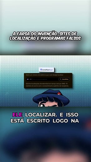 A farsa do Invenção: sites de localização e programas falsos