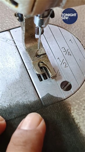 Sewing Tips for Beginners 🧵 How to Start Sewing a Hem Using a Hemming Foot #sewing #shorts