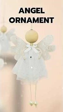 This Simple Angel Ornament Looks So Expensive #DIYChristmas