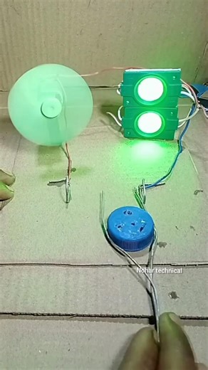 DC motor fan LED light colour 🤩😱