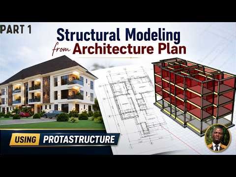 Structural Modeling from an Architectural Plan