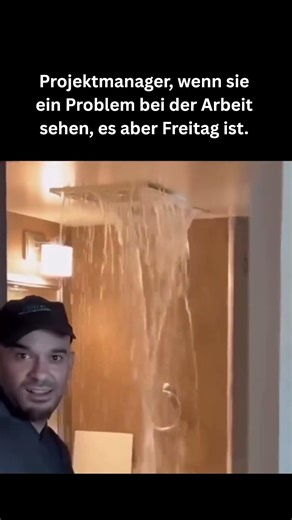 Projektmanager, wenn sie ein Problem bei der Arbeit sehen, es aber Freitag ist. #führung #spaß